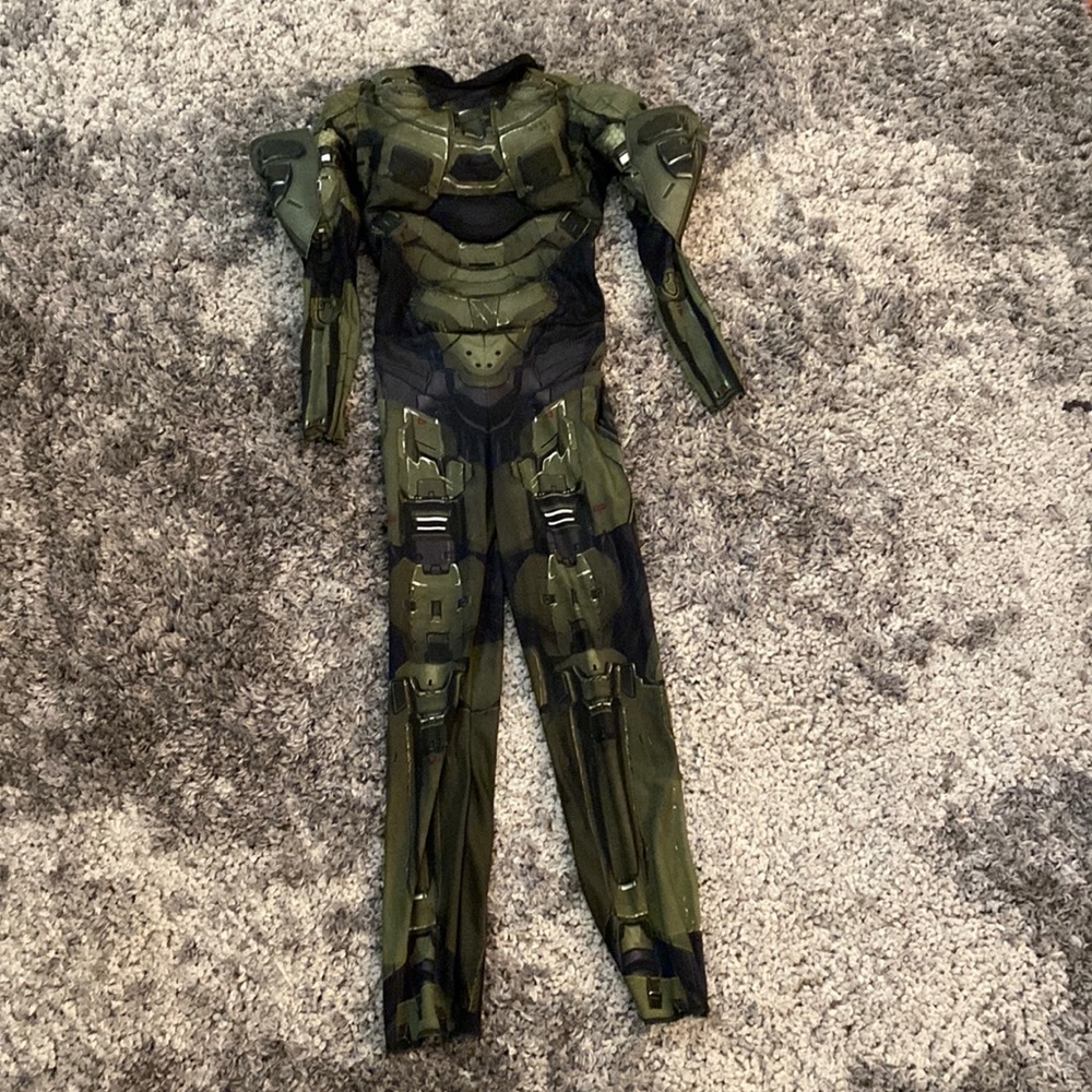 Kids Halo Jumpsuit Halloween costume size large